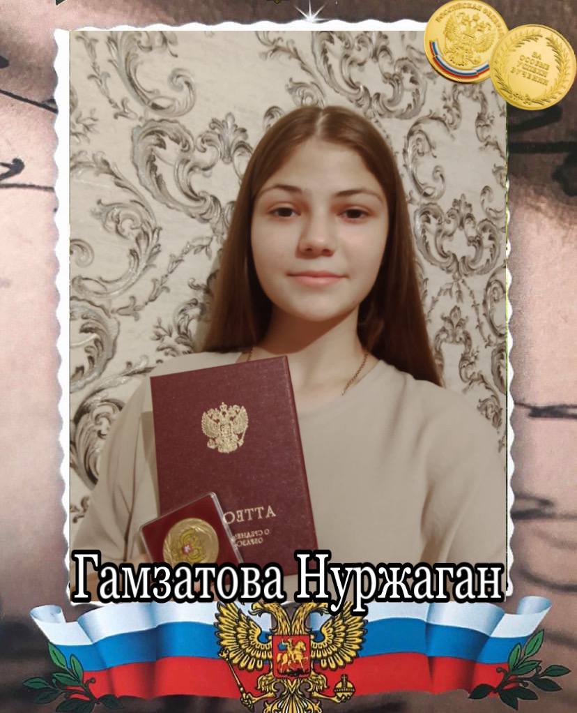 Гамзатова Нуржаган Сулеймановна.